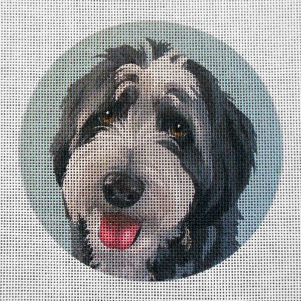 Labradoodle 4 Needlepoint Canvas