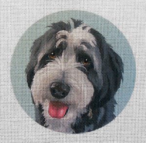 Labradoodle 4 Needlepoint Canvas