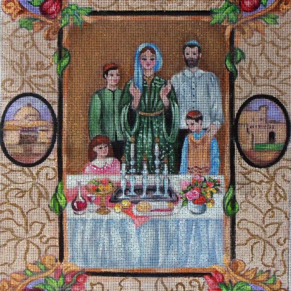 Shabbot Needlepoint Canvas