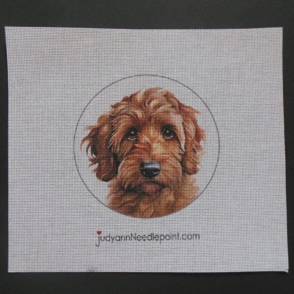 Labradoodle Needlepoint Canvas