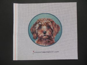 Cockapoo Disc. Needlepoint Canvas