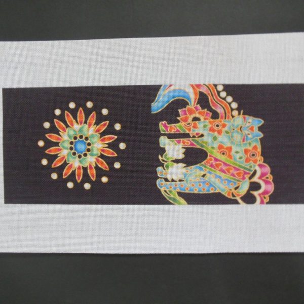 Abstract Cat purse  Needlepoint Canvas