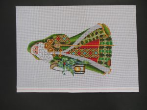 Irish Santa Needlepoint Canvas