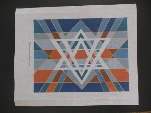 Star of David Needlepoint Canvas