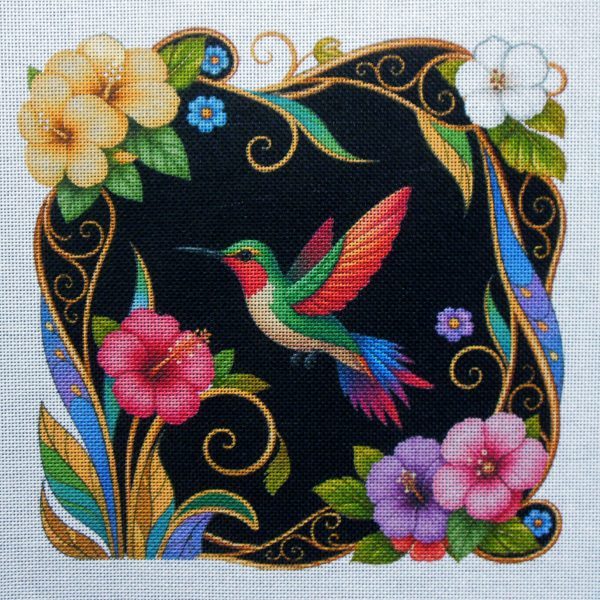 Hummingbird Eve Needlepoint Canvas
