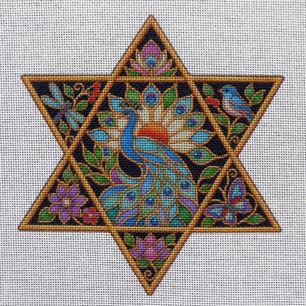 Peacock Star of David (color choice)