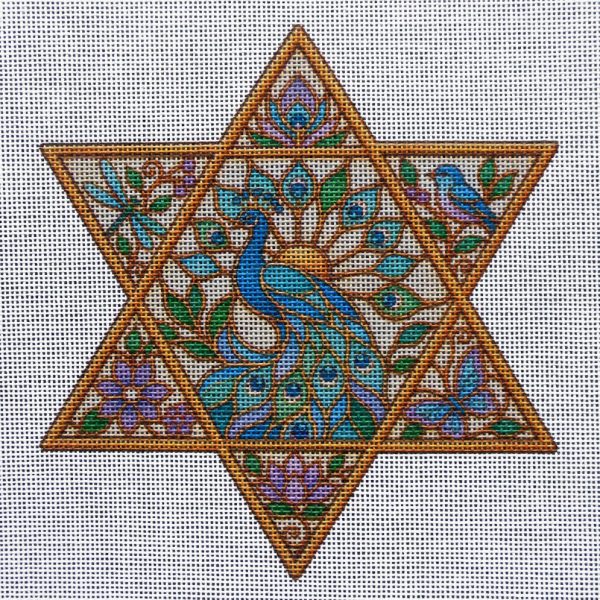 Peacock Star of David (color choice)